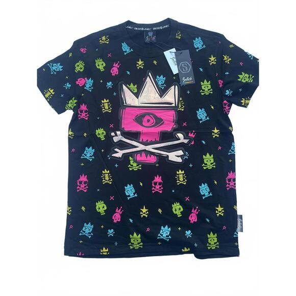 Other - Switch Black Graphic Skull Crown Men's T-Shirt